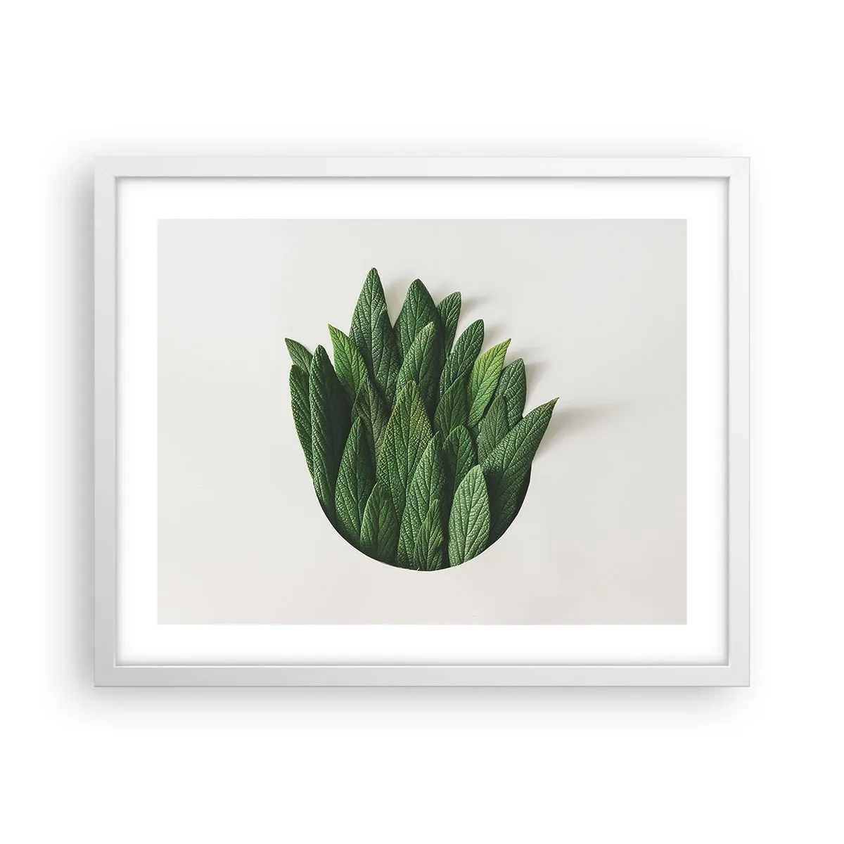 Pôster em moldura branca - Curiosidade indomável - 50x40 cm