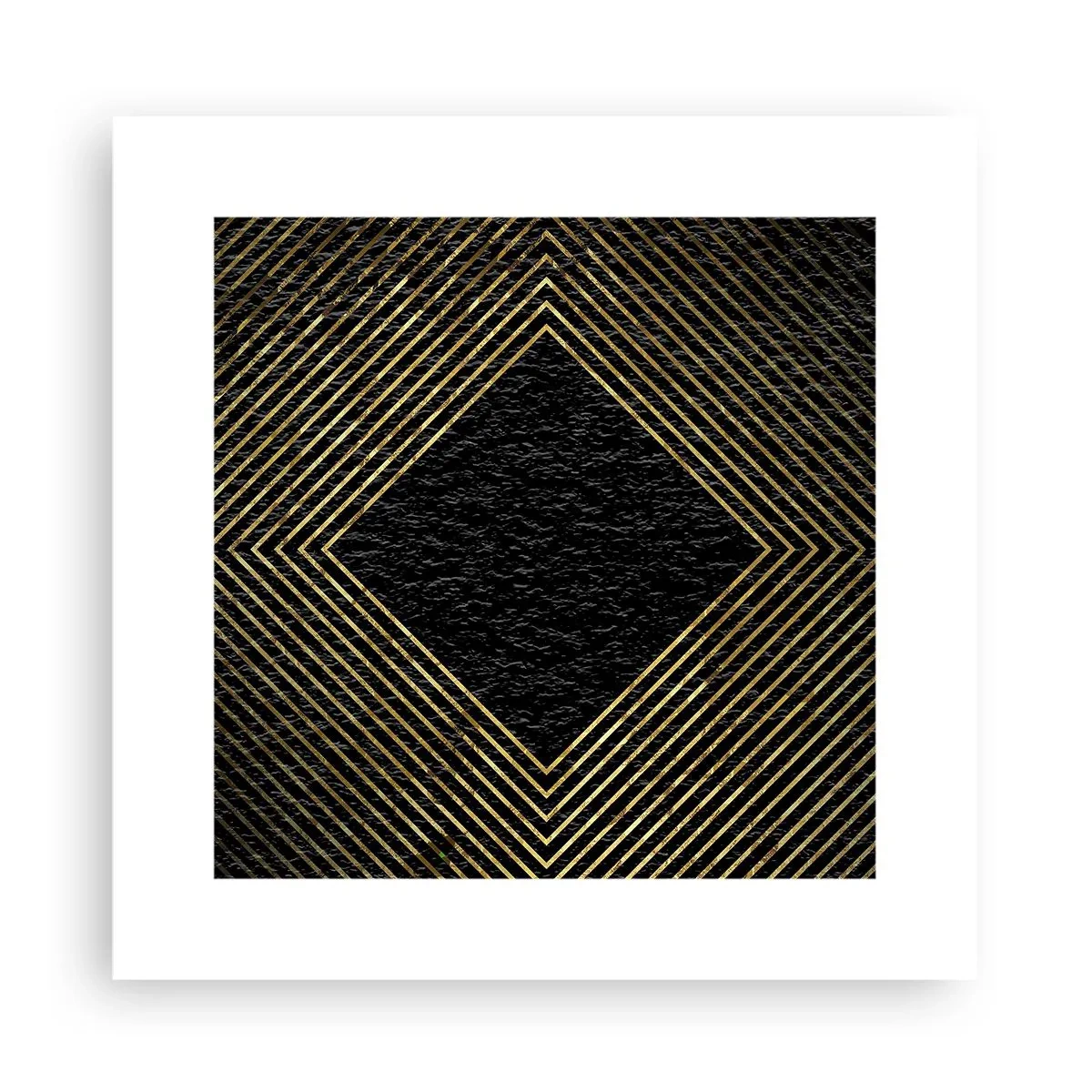 Pôster - Geometria em estilo glamoroso - 30x30 cm