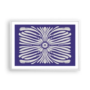 Pôster em moldura branca - Inspirações étnicas - 70x50 cm