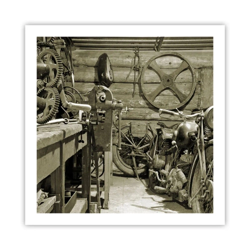 Pôster - No depósito do tio Jorge - 60x60 cm