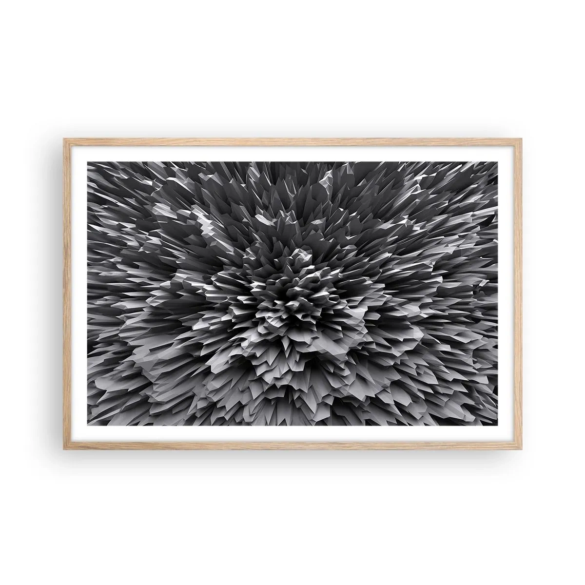 Pôster com moldura de carvalho claro - Não pode ficar mais difícil do que isso - 91x61 cm