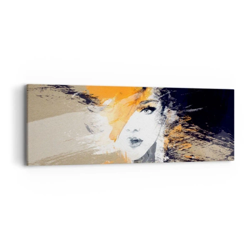Quadro em tela - E fez-se a luz - 90x30 cm