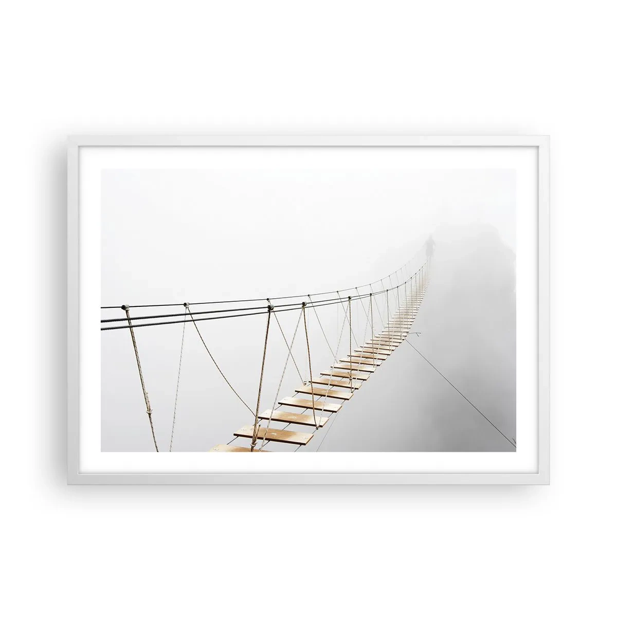 Pôster em moldura branca - Para onde levará? - 70x50 cm