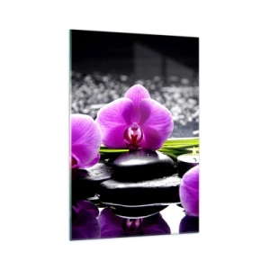 Quadro em vidro - Afogar-se na paz e sossego - 70x100 cm