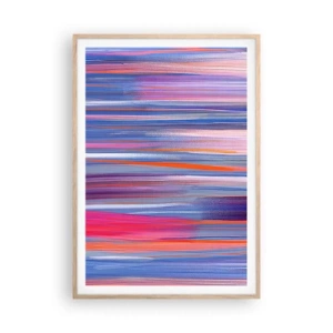 Pôster com moldura de carvalho claro - Ascensão - 70x100 cm