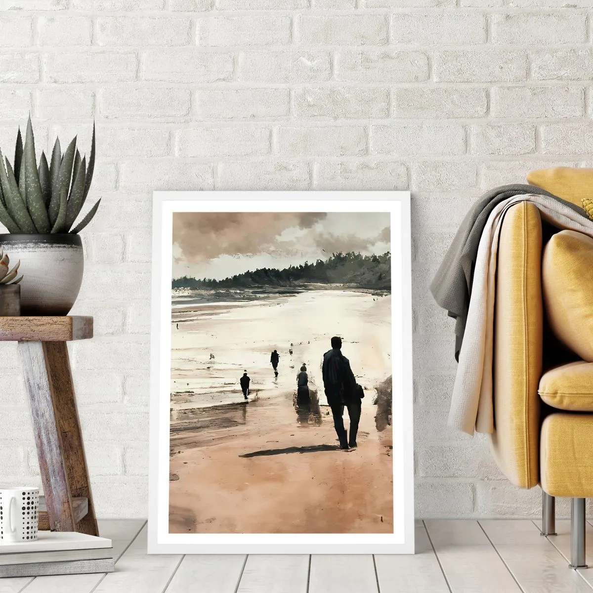 Pôster em moldura branca - Convocados - 50x70 cm