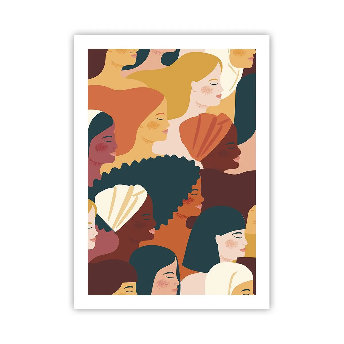 Pôster - Apenas feminilidade - 50x70 cm