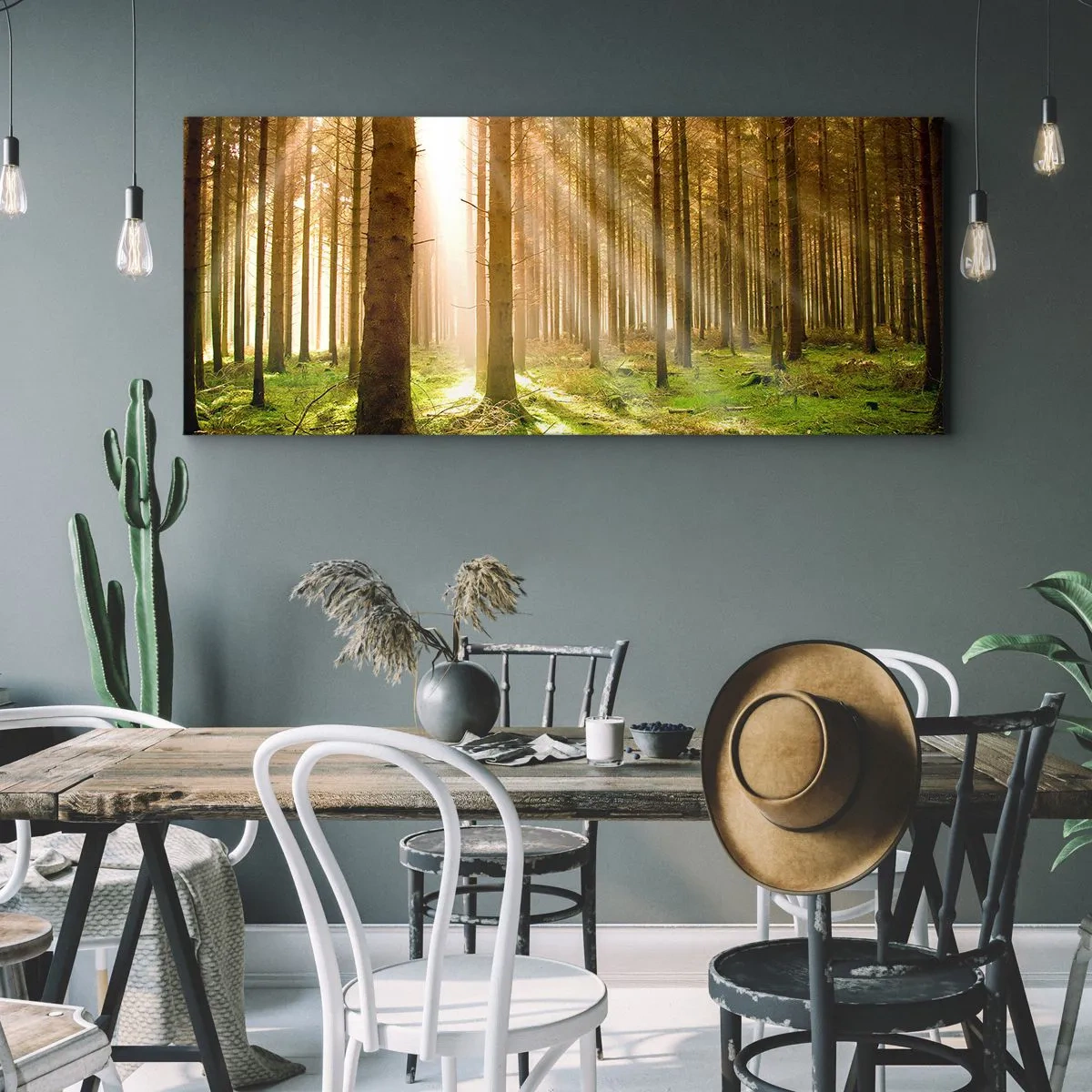 Quadro em tela - Os elfos estão prestes a aparecer - 100x40 cm