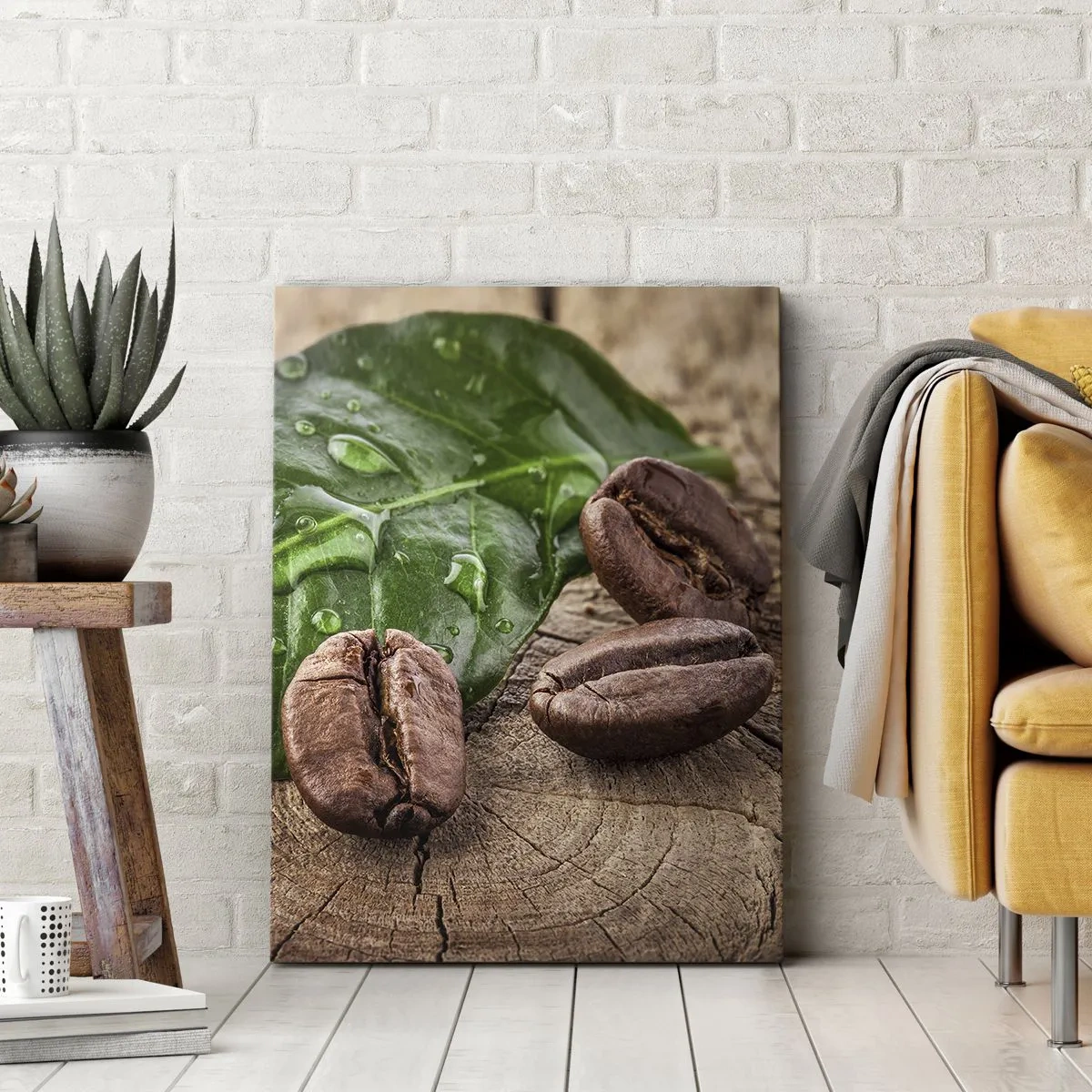 Quadro em tela - Preto e verdadeiro - 45x80 cm