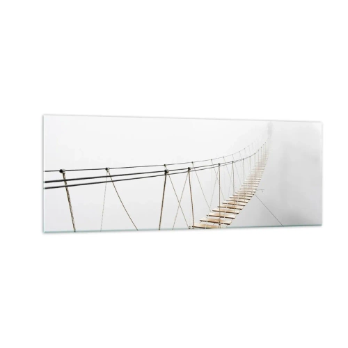 Quadro em vidro - Para onde levará? - 140x50 cm