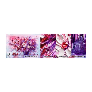 Amostra de papel de parede autocolante Deluxe Sticker - Inocência e paixão  - Flores, Buquê de flores, Jardim - 100x30 cm