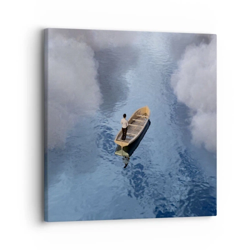 Quadro em tela - Vida – jornada – desconhecido - 30x30 cm