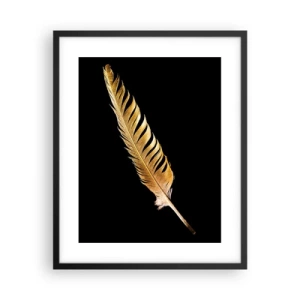 Pôster com moldura preta - É uma pena - 40x50 cm