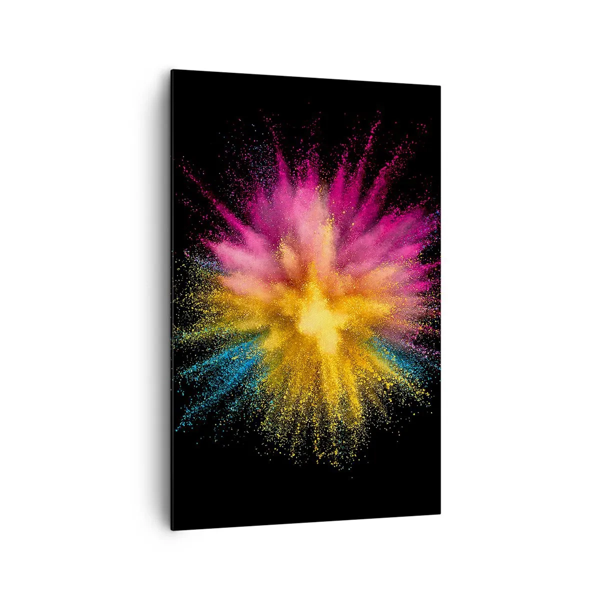 Quadro em tela - O nascimento das cores  - 80x120 cm