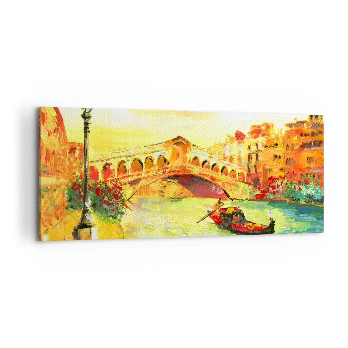 Quadro em tela - Romaria dos amantes - 100x40 cm