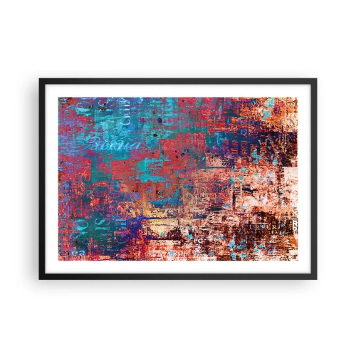 Pôster com moldura preta - Memória e esquecimento - 70x50 cm