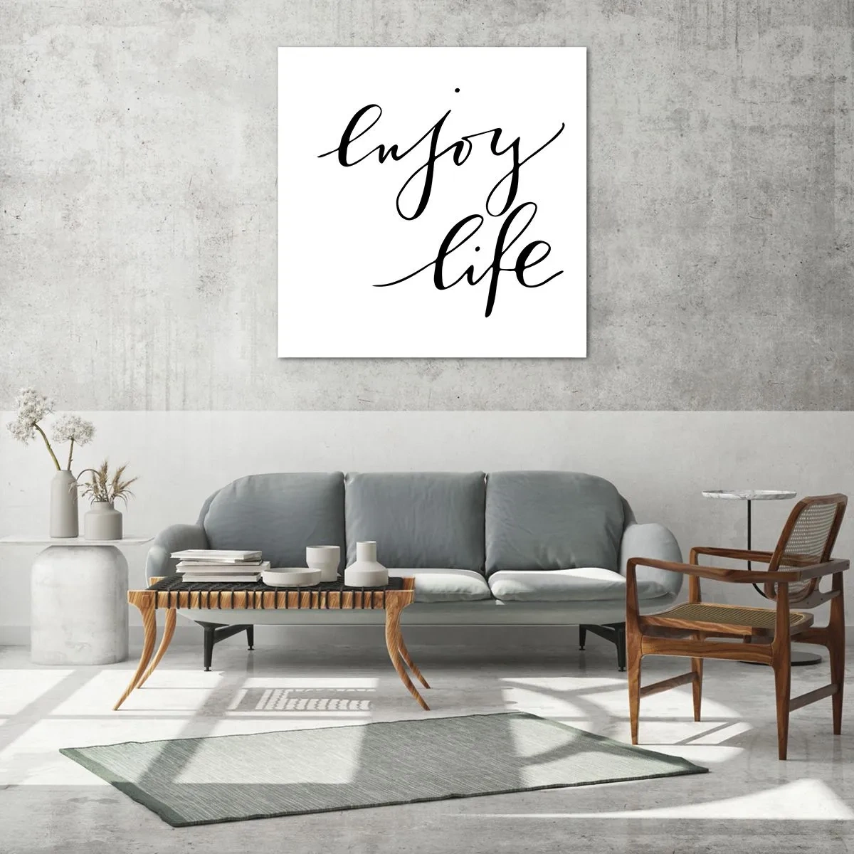 Quadro em vidro - Nada mais... - 60x60 cm