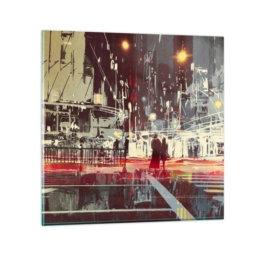 Quadro em vidro - Travessia metropolitana - 30x30 cm