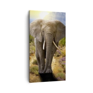 Quadro em tela - Assim era o Éden - 45x80 cm