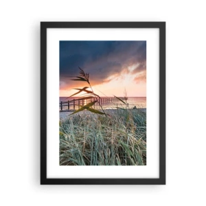 Pôster com moldura preta - O vento não leva - 30x40 cm