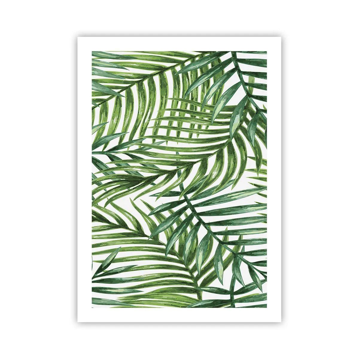 Pôster - Sob as folhas verdes - 50x70 cm
