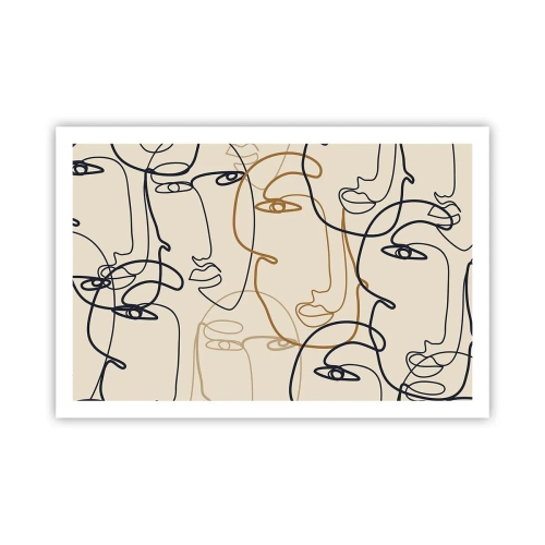 Pôster - Retrato multiplicado - 91x61 cm