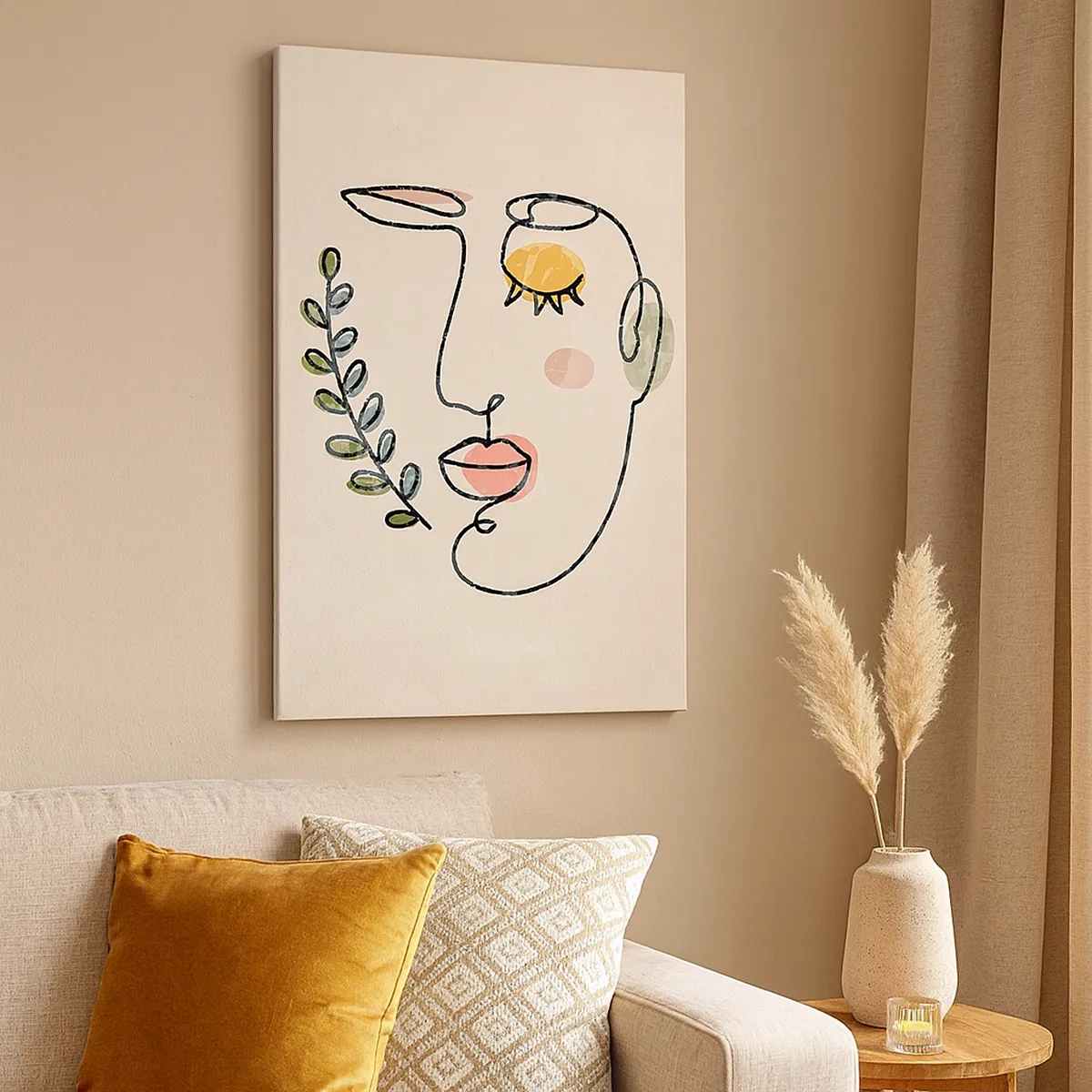 Quadro em tela - Paz encontrada - 50x70 cm