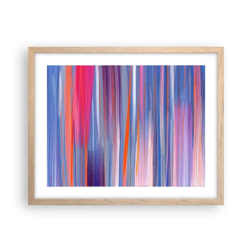 Pôster com moldura de carvalho claro - Ascensão - 50x40 cm