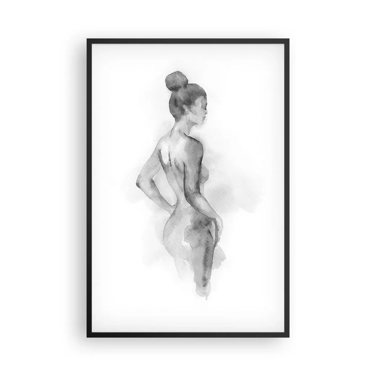 Pôster com moldura preta - Linda como uma pintura - 61x91 cm