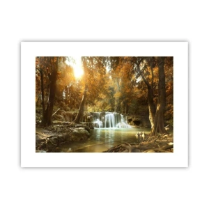 Pôster - A cascata do parque - 40x30 cm