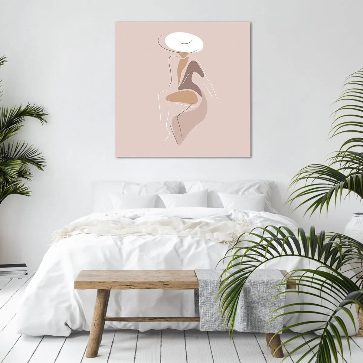 Quadro em tela - Ser uma dama - 60x60 cm