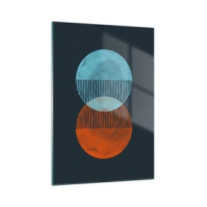 Quadro em vidro - Fantasia astronómica - 50x70 cm