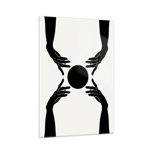 Quadro em vidro - Sinal secreto - 70x100 cm