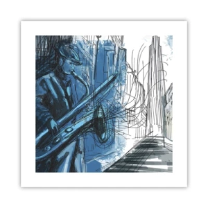 Pôster - Rapsódia Urbana - 40x40 cm