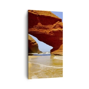 Quadro em tela - Água e vento por milhares de anos - 45x80 cm