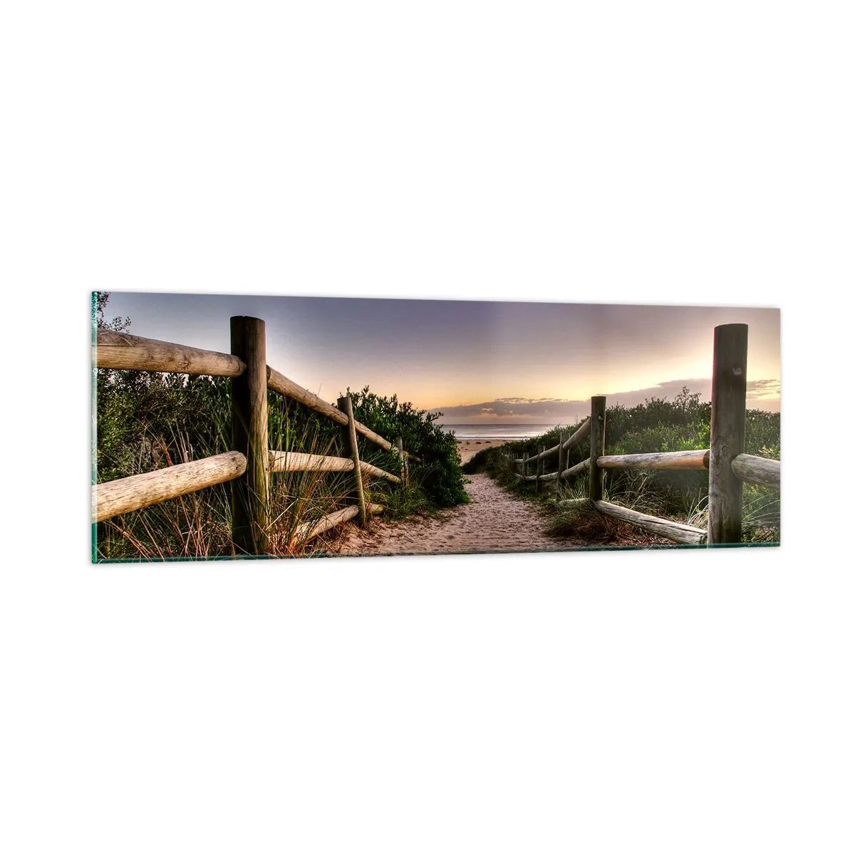 Quadro em vidro - O objetivo já está claro - 90x30 cm