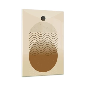 Quadro em vidro - Sobre a origem das figuras geométricas - 80x120 cm