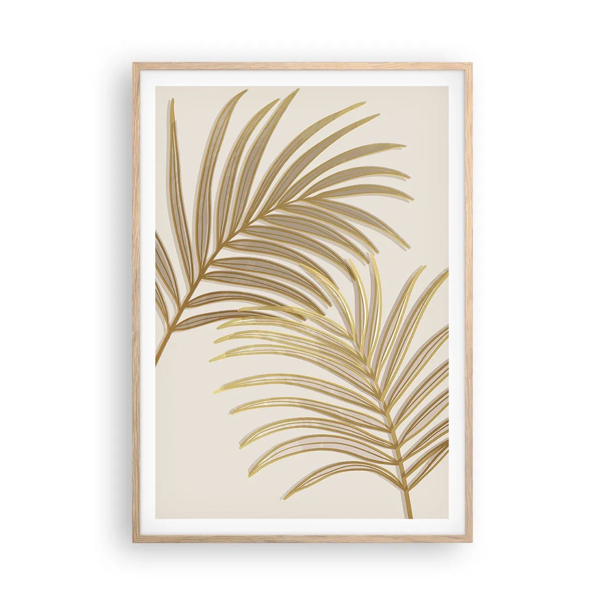Pôster com moldura de carvalho claro - Palma de Ouro! - 70x100 cm
