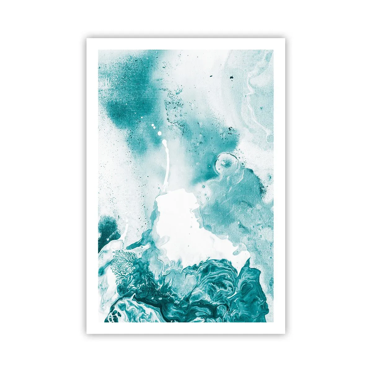 Pôster - Inundado em azul - 61x91 cm