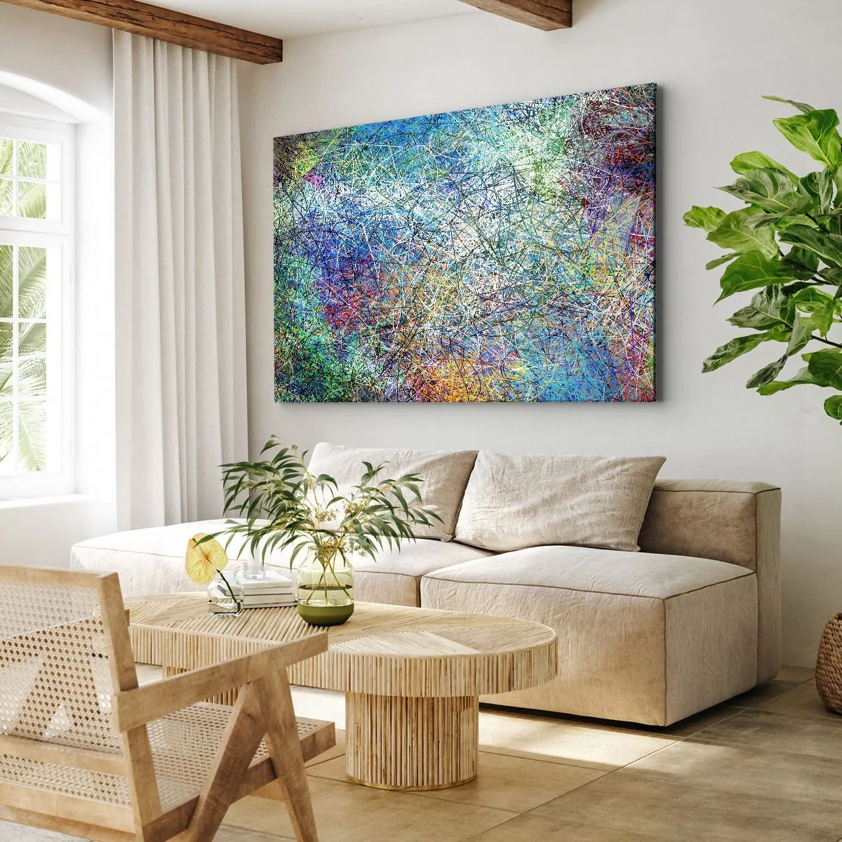 Quadro em tela - Não é assim tão simples - 120x80 cm