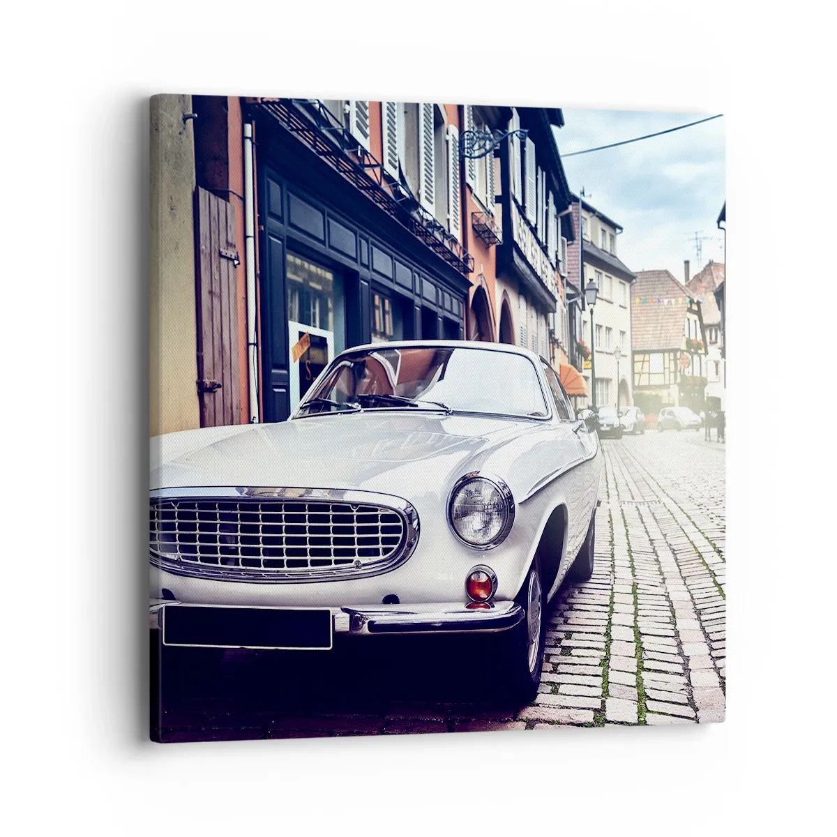 Quadro em tela - O passado é hoje - 40x40 cm