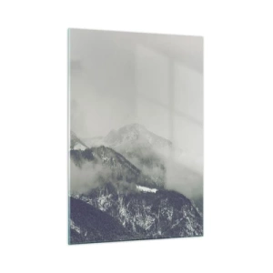Quadro em vidro - Vale nebuloso - 50x70 cm