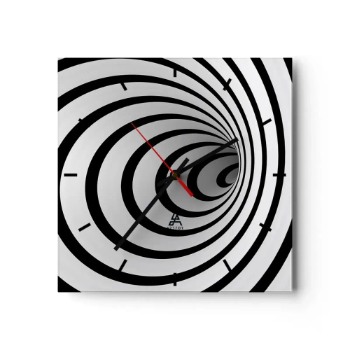 Relógio de parede - Relógio em vidro - Também não resiste? - 40x40 cm