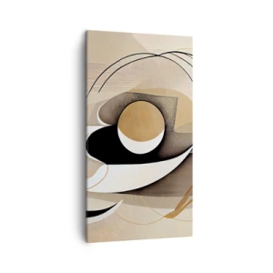 Quadro em tela - Composição: a essência da palavra - 45x80 cm