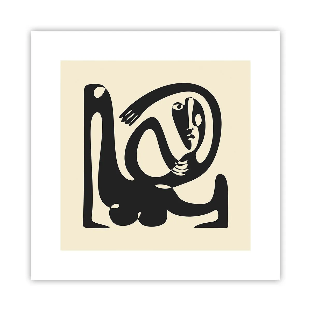 Pôster - Quase Picasso - 30x30 cm