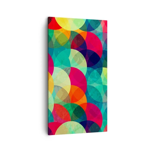 Quadro em tela - Ascensão às cores - 45x80 cm