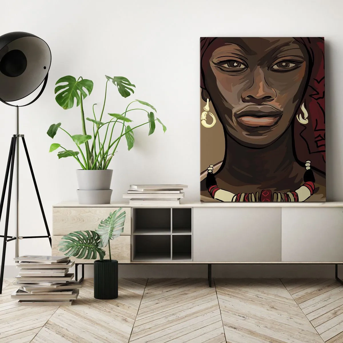 Quadro em tela - Vénus de Ébano - 50x70 cm