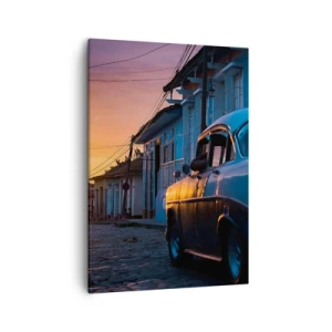 Quadro em tela - Aqui é onde o tempo abranda - 50x70 cm