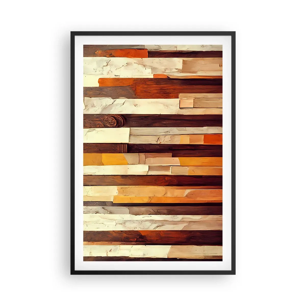 Pôster com moldura preta - Hino das árvores da floresta - 61x91 cm