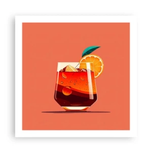 Pôster - Refresco de verão - 60x60 cm